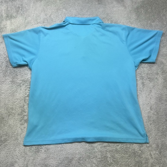 Columbia Utilizer Polo Shirt Men's 2XL Blue Short‎ Sleeve Omni-Wick *PULLS - Picture 2 of 12